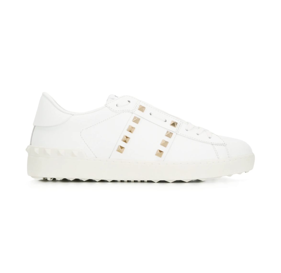 Valentino Garavani Low Spikes Rockstud White